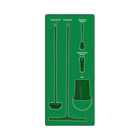 Accuform WET ZONE STOREBOARDS PSB913GNGN PSB913GNGN